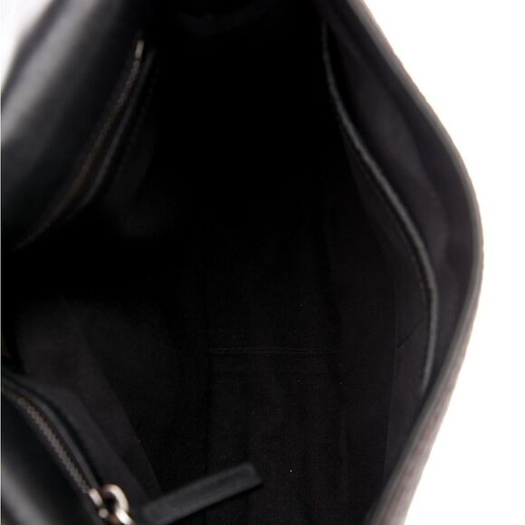 Reece Hudson Grained Brown Leather Shoulder Bag - Picture 6 of 6